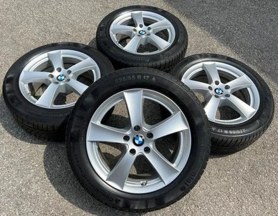4 ALU 17" WINTERRÄDER BMW 5ER REIHE G30 G31 225/55R17 97H CONTINENTAL RDKS - Bild 1 von 4