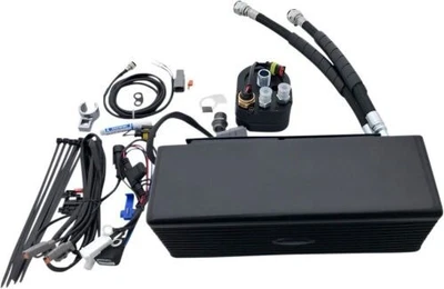 Kit enfriador de aceite Ultracool - negro brillante - cubierta motocicleta bicicleta de calle DY-1GSS Foto 1 de 3