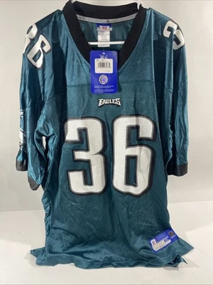 Camiseta BRIAN WESTBROOK #36 MASCULINA VINTAGE PHILADELPHIA EAGLES VERDE REEBOK GRANDE - Imagem 1 de 4