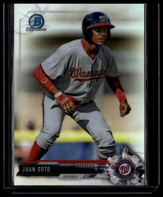 Juan Soto 2017 Bowman Draft refractor cromado Foto 1 de 2