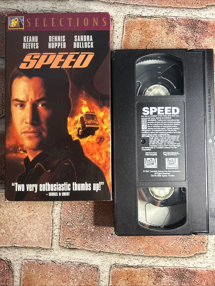 Speed (VHS, 1996) Sandra Bullock Keanu Reeves - Image 1 of 1