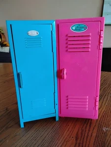 2 taquillas 11" rosa alce Real Littles Disney Minnie Mouse y metal 1987 privadas - Imagen 1 de 4