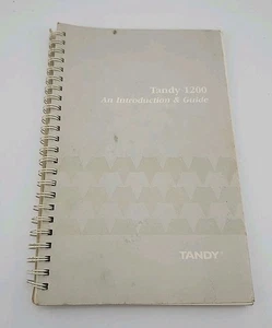 Tandy 1200 Manual ~ An Introduction & Guide ~ Vintage Radio Shack - Afbeelding 1 van 6