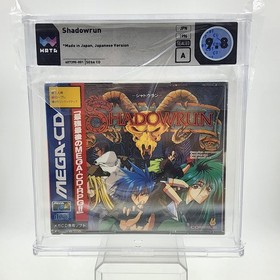 WATA 9.8 / A - Shadowrun SEGA Mega-CD Graded Sealed Japanese Video Game