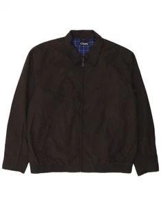 CHAPS Mens Bomber Jacket UK 40 Large Black Polyester TH06 - Picture 1 of 4