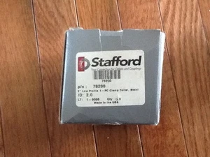 STAFFORD 2" LOW PROFILE PC CLAMP COLLAR BOX OF 5 - Picture 1 of 1