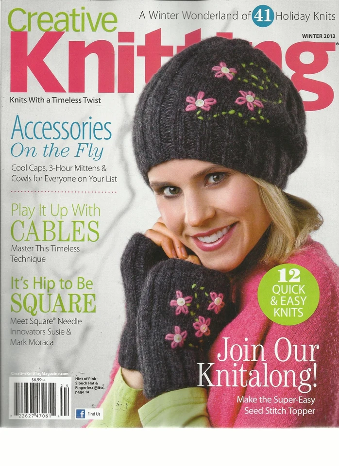 CREATIVE KNITTING MAGAZINE,  KNITS WITH A TIMELESS TWIST,  WINTER, 2012  VOL. 34 - Image 1 of 1