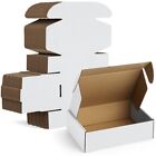Famagic 9x6x2 Small Packing Boxes - 25 Pack White Shipping Boxes, Corrugated ...