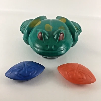 Juego Bop El Escarabajo Cierre a Presión Trampa Rana Sapo Come Insecto De Colección 1962 Juguete Ideal Foto 1 de 4