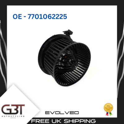 HEATER BLOWER MOTOR FAN FOR RENAULT CLIO MK3 NISSAN MICRA MK3 & NOTE 7701062225 - Image 1 of 4