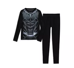 Black Panther Warm Underwear Boys Cuddle Duds NIP M 8-10 Marvel - Picture 1 of 1