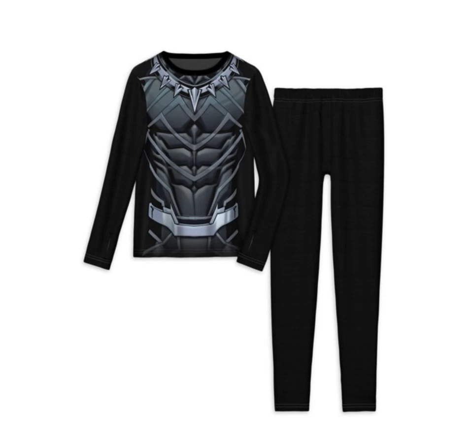 Ropa interior cálida Black Panther para niños Cuddle Duds nueva en paquete M 8-10 Marvel Foto 1 de 1