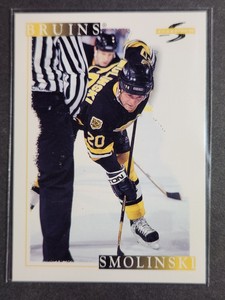1995-96 Score Hockey Bryan Smolinski #43 Boston Bruins