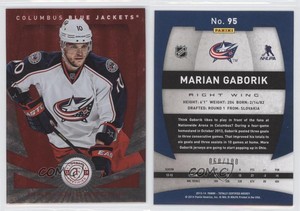 2013-14 Totally Certified Platinum Red /100 Marian Gaborik #95