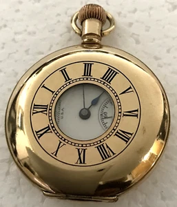 c.1900, Waltham Gold Filled Ladies Half Hunter pocket watch - Picture 1 of 11