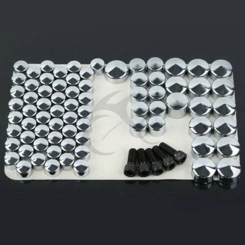 Juego de 75 tapas de perno aptas para Harley Electra Glide Road King 2007-2013 Foto 1 de 3