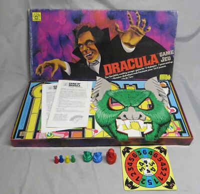 Dracula Board Game Waddingtons House of Games 1978 Complete w/Instructions, Mask - Image 1 of 4