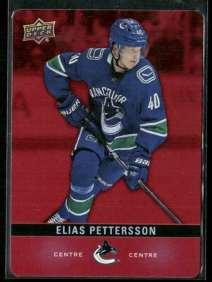 19-20 Upper Deck Tim Hortons Collector's  Red  Variant #DC-25 Elias Pettersson - Image 1 of 2