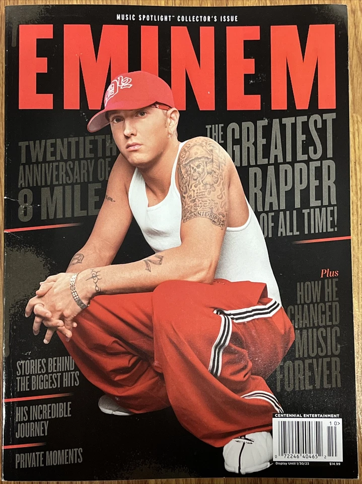 EMINEM  THE GREATEST RAPPER OF ALL TIME 2022 MUSIC SPOTLIGHT Magazine - Image 1 of 1