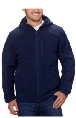 Мужская гибридная флисовая куртка с капюшоном Reebok Softshell - Изображение 1 из 4