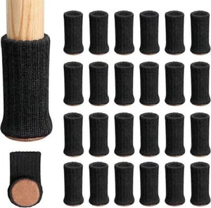 24 Pieces Chair Socks for Chair Legs, Furniture Legs, Non-Slip, Anti-Scratch - Picture 1 of 5