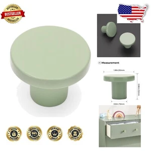 Easy-Install 30-Pack Light Green Knobs - Zinc Alloy Modern Cabinet Hardware - Picture 1 of 9
