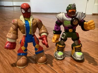 Figura de acción Marvel Chunky Heroes Spiderman and Friends 6" 2002 Foto 1 de 3