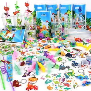 Dinosaur Party Favors Set 166PCS Dinosaur Birthday Party Supplies for Bulk Go... - Picture 1 of 9