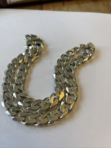 (1449)catena cordolo in argento sterling - Foto 1 di 7