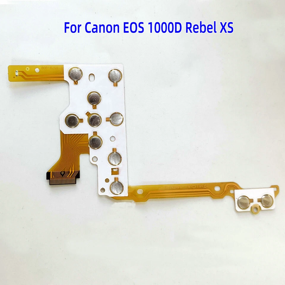 For Canon EOS 1000D Rebel XS Camera Function Menu Button Key Board Flex Cable - Image 1 of 1