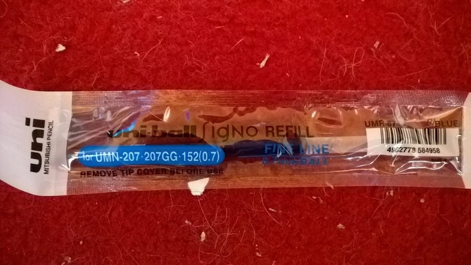 Uni-Ball Signo Refill Ersatzmine UMR-87 blau 0,7mm  - Bild 1 von 1