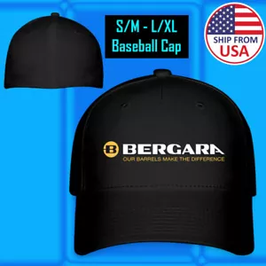 Gorra de béisbol Bergara Guns armas de fuego negra sombrero tamaño adulto ajustable S/M & L/XL - Imagen 1 de 5