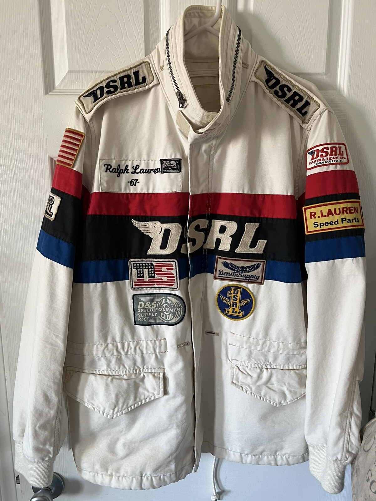 Polo Ralph Lauren Denim & Supply DSRL Racing Jacket – L Men