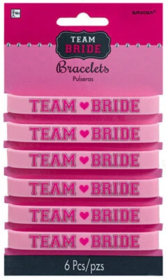 Hens Night Party Accessories Team Bride Bracelets Favours for Bridesmaids - image 1 of 3