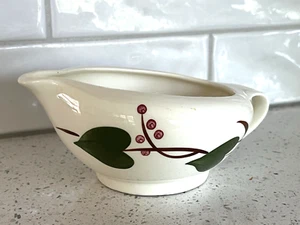Blue Ridge Stanhome Ivy Gravy Boat Serving Southern Potteries 1950's MCM - Picture 1 of 5