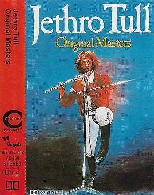 JETHRO TULL ORIGINAL MASTERS CASSETTE ALBUM Folk Rock, Prog Rock Compilation - Image 1 of 4