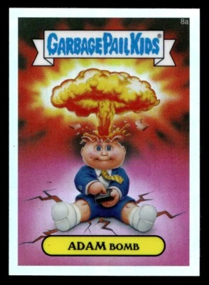 2013 Garbage Pail Kids [ #8a Adam Bomb ] Chrome Series 1 Refractor - Image 1 of 2