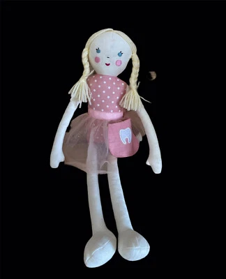 Pottery Barn Kids кукла зубная фея ткань балетный карман 18 дюймов б/у в отличном состоянии - Изображение 1 из 4