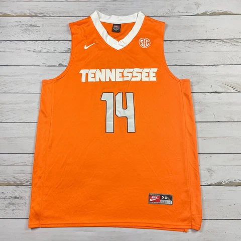 Vintage Nike Tennessee Volunteers Jersey Mens 2XL Orange Dale Ellis #14 SEC Cover