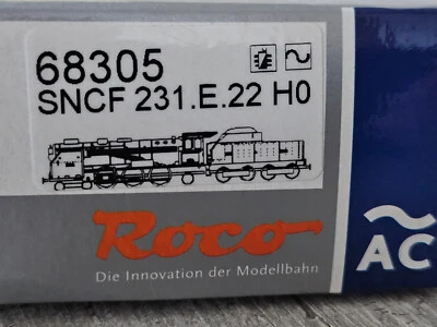 Roco H0 68305 Dampflok SNCF 231.E.22 Wechselstrom +Digital - Bild 1 von 4