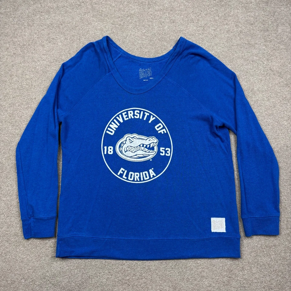 University Of Florida Gators Sweatshirt Women's Size L Blue NCAA Football Sports - Image 1 of 4