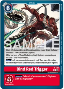 Bind Red Trigger - P-180 NM - Digimon TCG - Picture 1 of 1