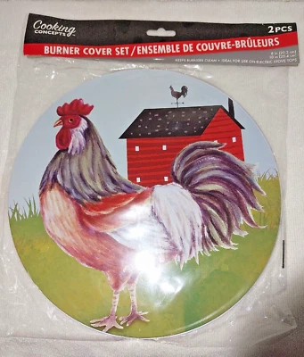 Juego de dos piezas de cubierta de quemador superior de estufa lista Cooking Concepts 10" y 8" Foto 1 de 4