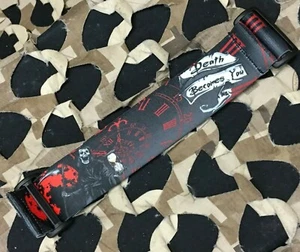 NEW KM Paintball Universal JT Goggle Strap - SE Death Becomes You - Picture 1 of 6