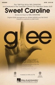 Sweet Caroline (Featured in GLEE) Sheet Music for SATB Choir FREE SHIPPING - Picture 1 of 3