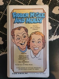 Fibber McGee and Molly 9 Hours Vintage Programs 6 Cassette Tapes Radio Spirits - Picture 1 of 3