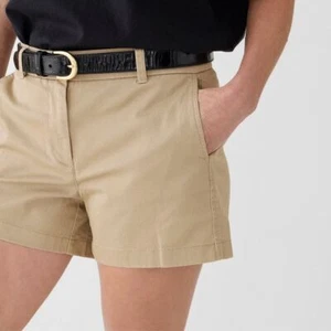 J Crew 4" Stretch Chino Short in Khaki Stretch Baumwolle Gr. 24 Neu mit Etikett - Bild 1 von 11