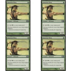 4 x LLANOWAR ELVES NM M12 MTG Green - Elf Com - Bild 1 von 1