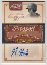 2011 Prime Cuts Prospect Signatures Silver #JHA James Harris Autograph /99