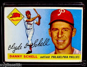 1955 Topps-DANNY SCHELL #79 Baseball Card-VG/EX Condition-PHILADELPIA PHILLIES - Picture 1 of 2